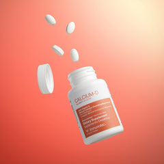 Close-up of calcium from milk source highlighting high bioavailability
