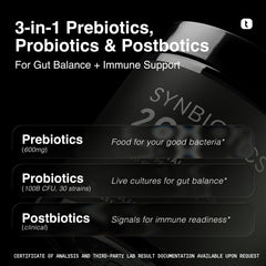 IMMUSE LC-Plasma postbiotic branding on Toniiq product