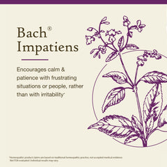 Packaging for Impatiens flower remedy