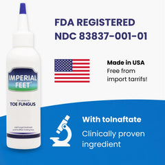 Imperial Feet xl-dose-75ml-bottle highlights generous size for ongoing nail care.