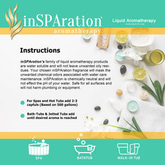 Packaging for inSPAration spa aromatherapy 9oz bottle in Holiday Sugar Cookie & Pumpkin scent