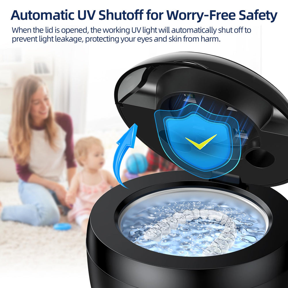 Includes shelf and tweezers for jewelry cleaning