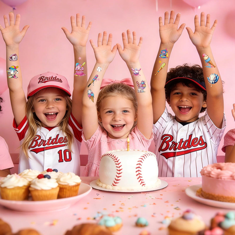 INCOK baseball ice cream drip designs are colorful and quick to apply