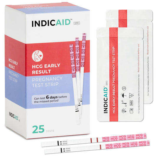 INDICAID Stop Waiting Early Detection Pregnancy Test Strips kit image 1