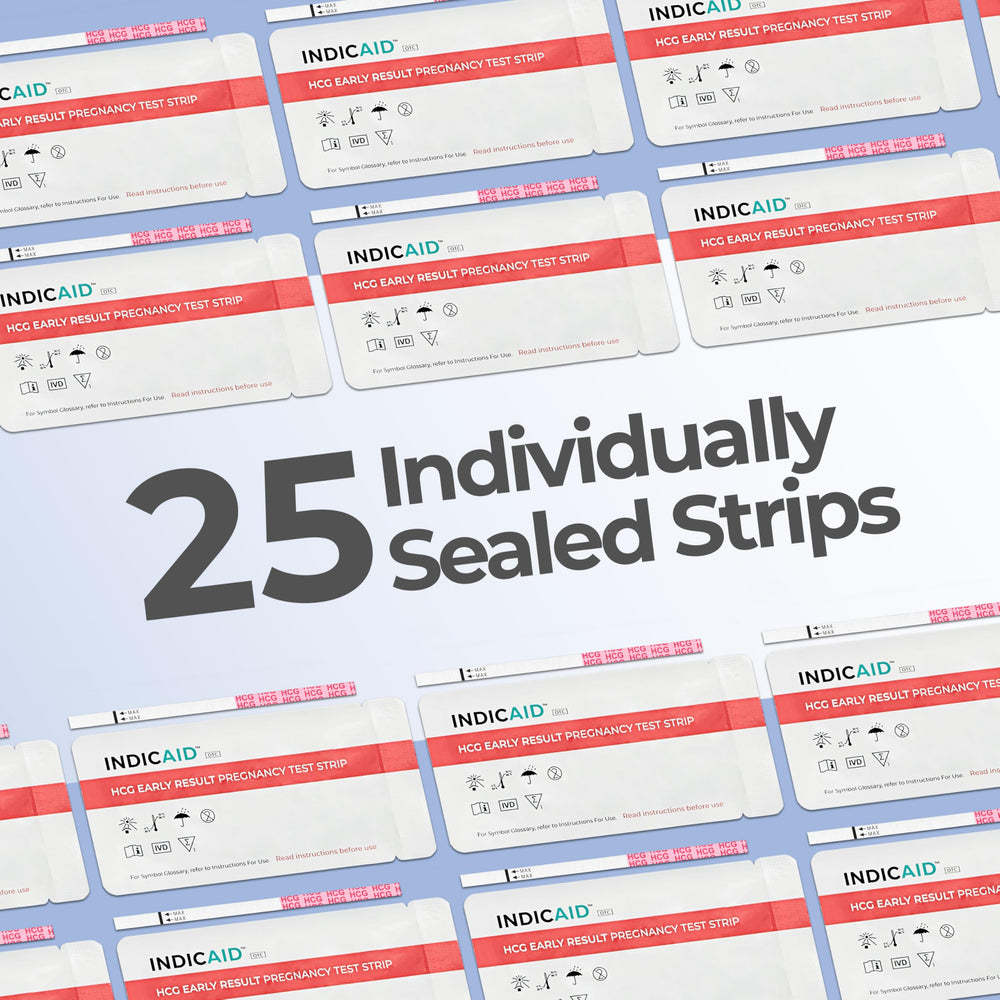 INDICAID Stop Waiting Early Detection Pregnancy Test Strips kit image 3