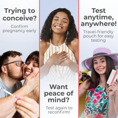INDICAID Stop Waiting Early Detection Pregnancy Test Strips kit image 7