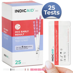 INDICAID Stop Waiting Early Detection Pregnancy Test Strips kit image 8