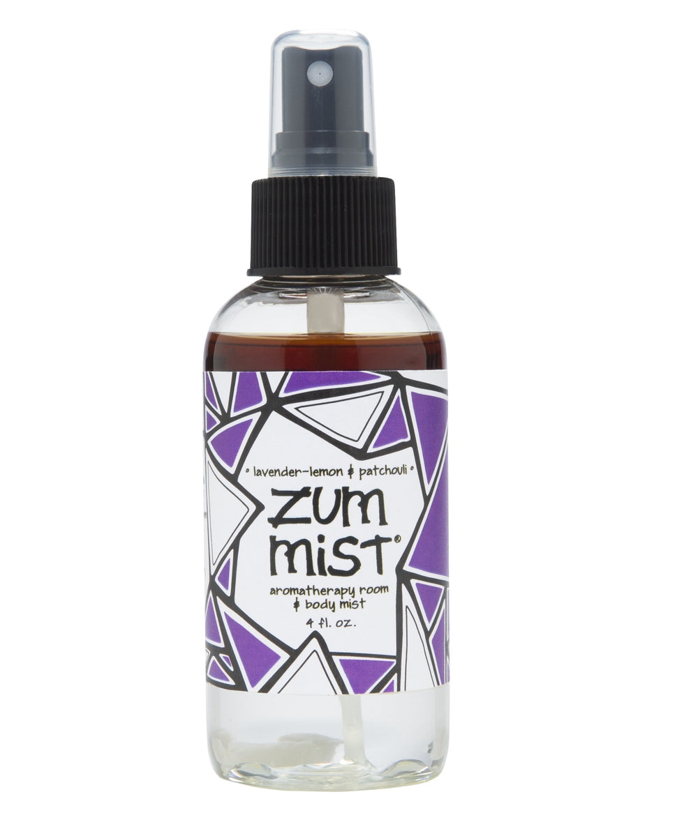 Indigo Wild Zum Mist Aromatherapy Spray bottle with Lavender-Lemon & Patchouli, 4 oz