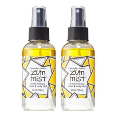 Indigo Wild Zum Mist Lavender-Lemon 4 oz bottle, two-pack display
