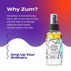Aromatic Zum Mist Sea Salt bottle in bathroom setting