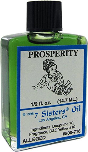 INDIO 7 Sisters Prosperity oil bottle for prosperity rituals and business discussions