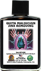 INDIO Oil Jinx Removing Quita Maldicion - 1/2 oz spiritual oil bottle for rituals