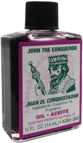 John The Conqueror Oil 1/2 fl oz bottle by INDIO for rituals and spiritual practices