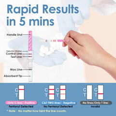 Individually packaged fentanyl test strips