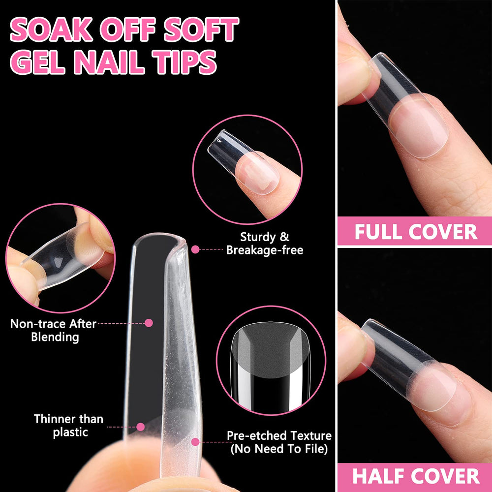 INENK pre-etched inside tips speed up prep for faster manicures