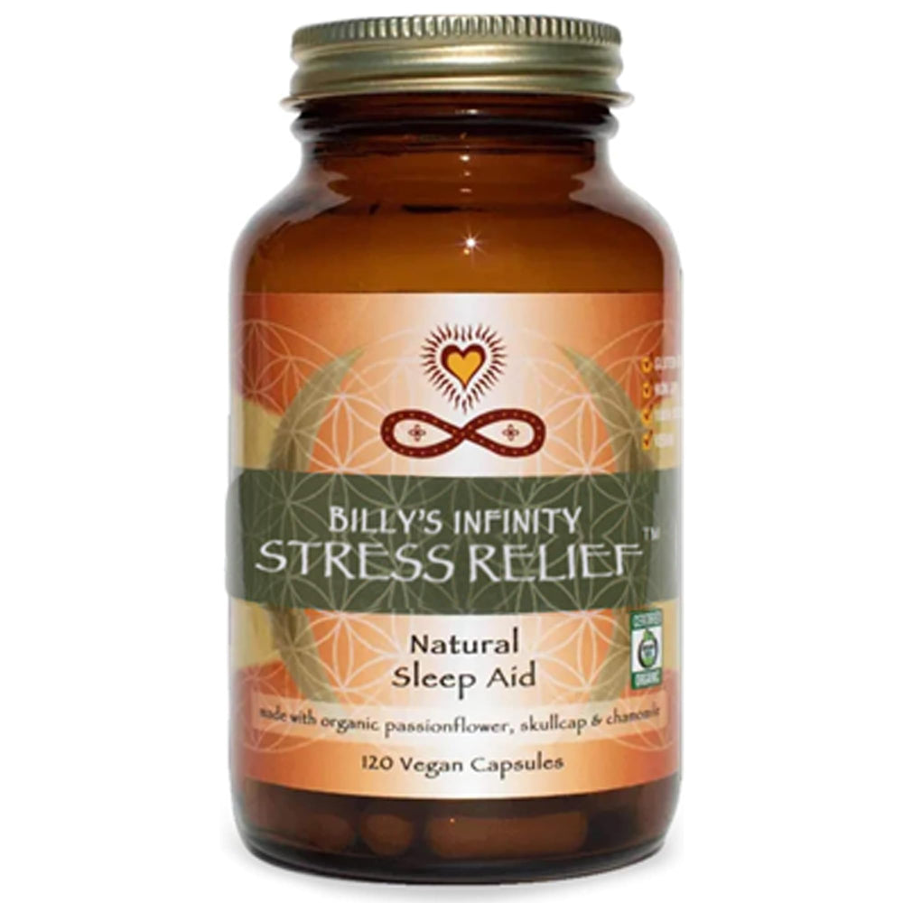 Infinity Stress Relief bottle with label