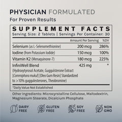 Vitamin K2, hydroxytyrosol acetate and theobromine components