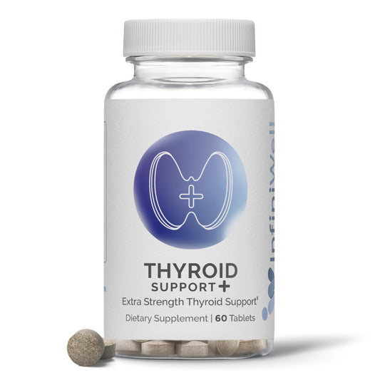 InfiniWell Thyroid Support+ bottle with 60 tablets