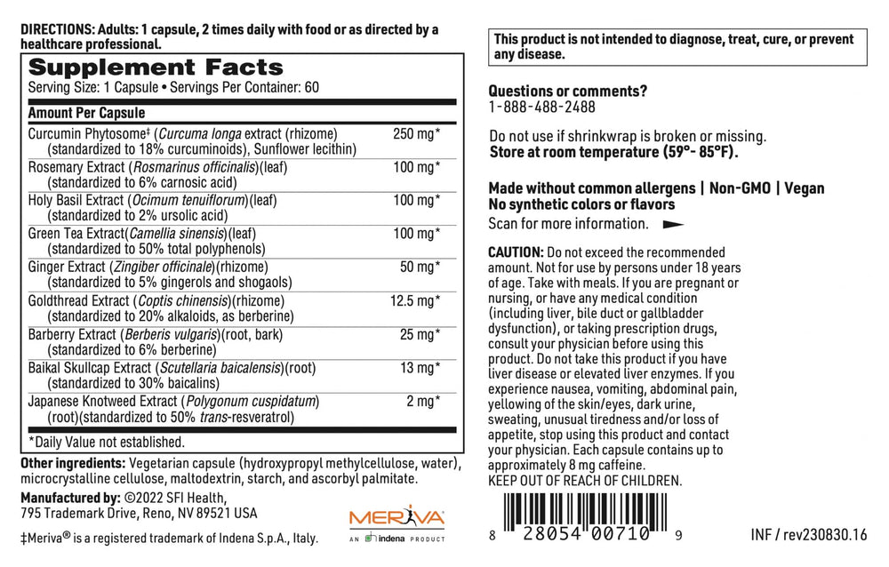 Holy basil herb used in the Inflathera formula