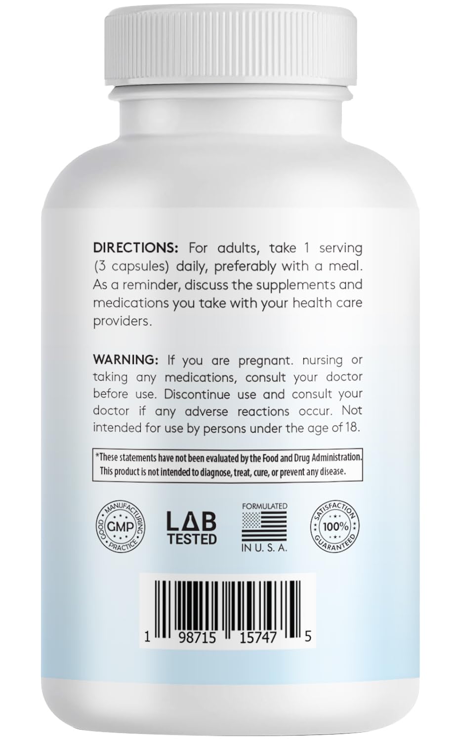 Close-up of Infusions SAM-e 1200mg capsules