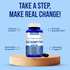 Illustrated ingredients chart for Astaxanthin supplement