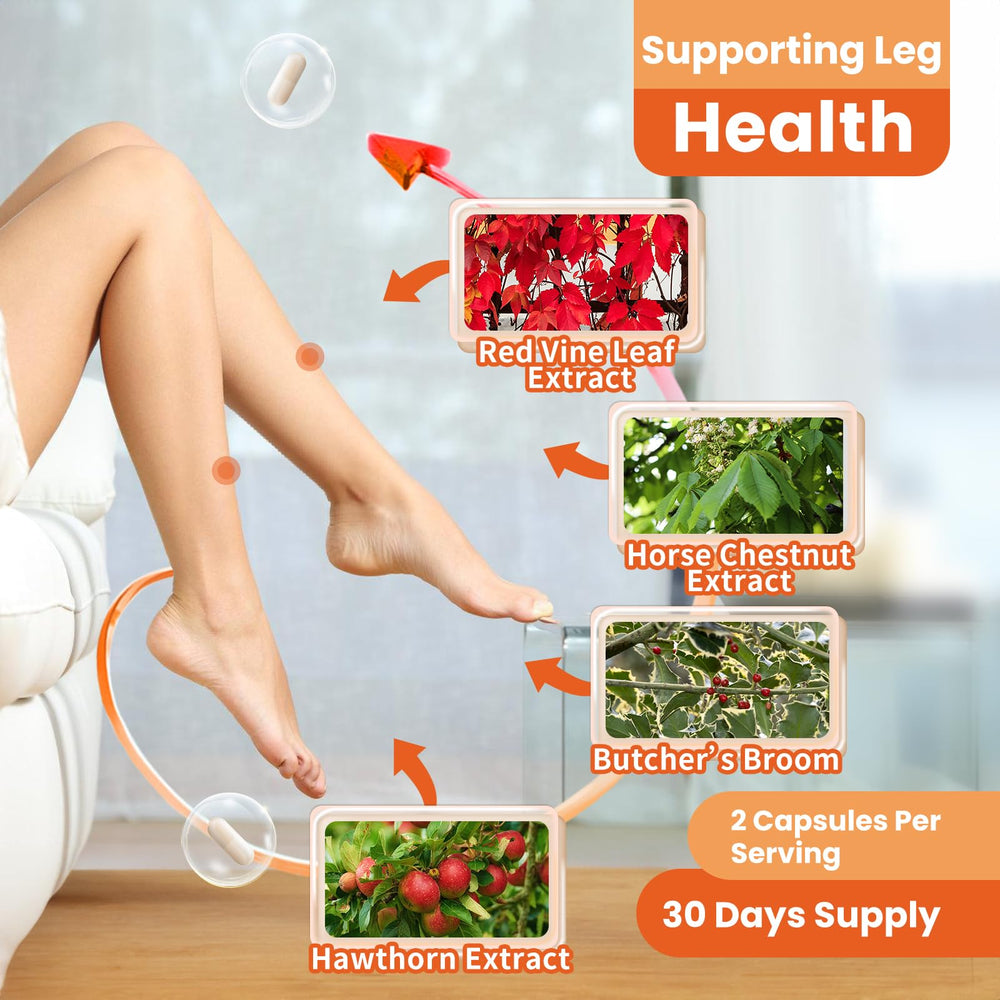 Support for varicose veins, legs and circulation