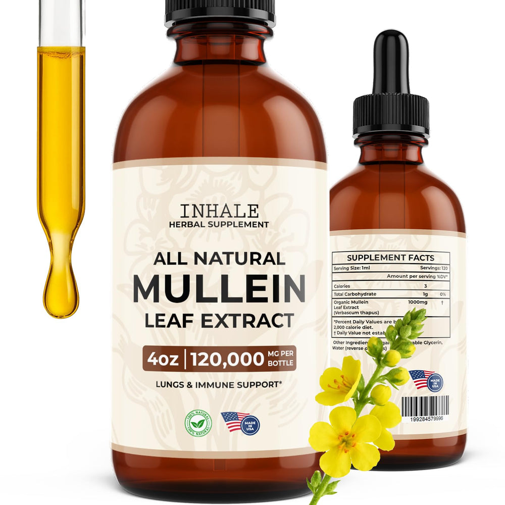 Inhale Mullein Drops bottle 4oz