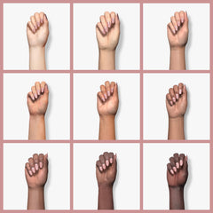 IN.HYPE French Semi-Sheer manicure featuring natural tone