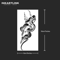 INKARTLINK tattoo sheet application guide demonstrates 30-second setup