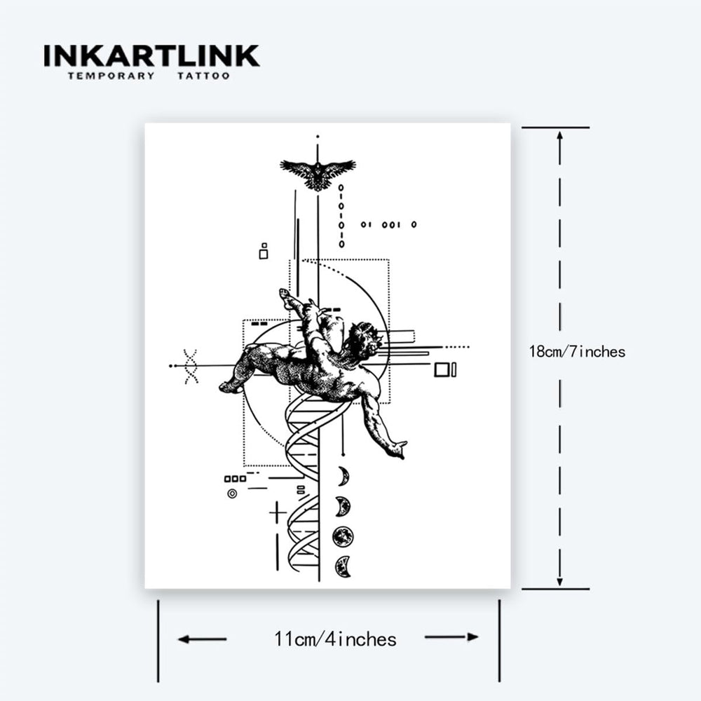 INKARTLINK realistic look tattoo delivers near-authentic skin art