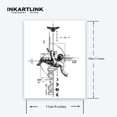 INKARTLINK realistic look tattoo delivers near-authentic skin art