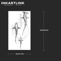INKARTLINK Tattoo Tech application on arm; quick 30-second application for busy days.