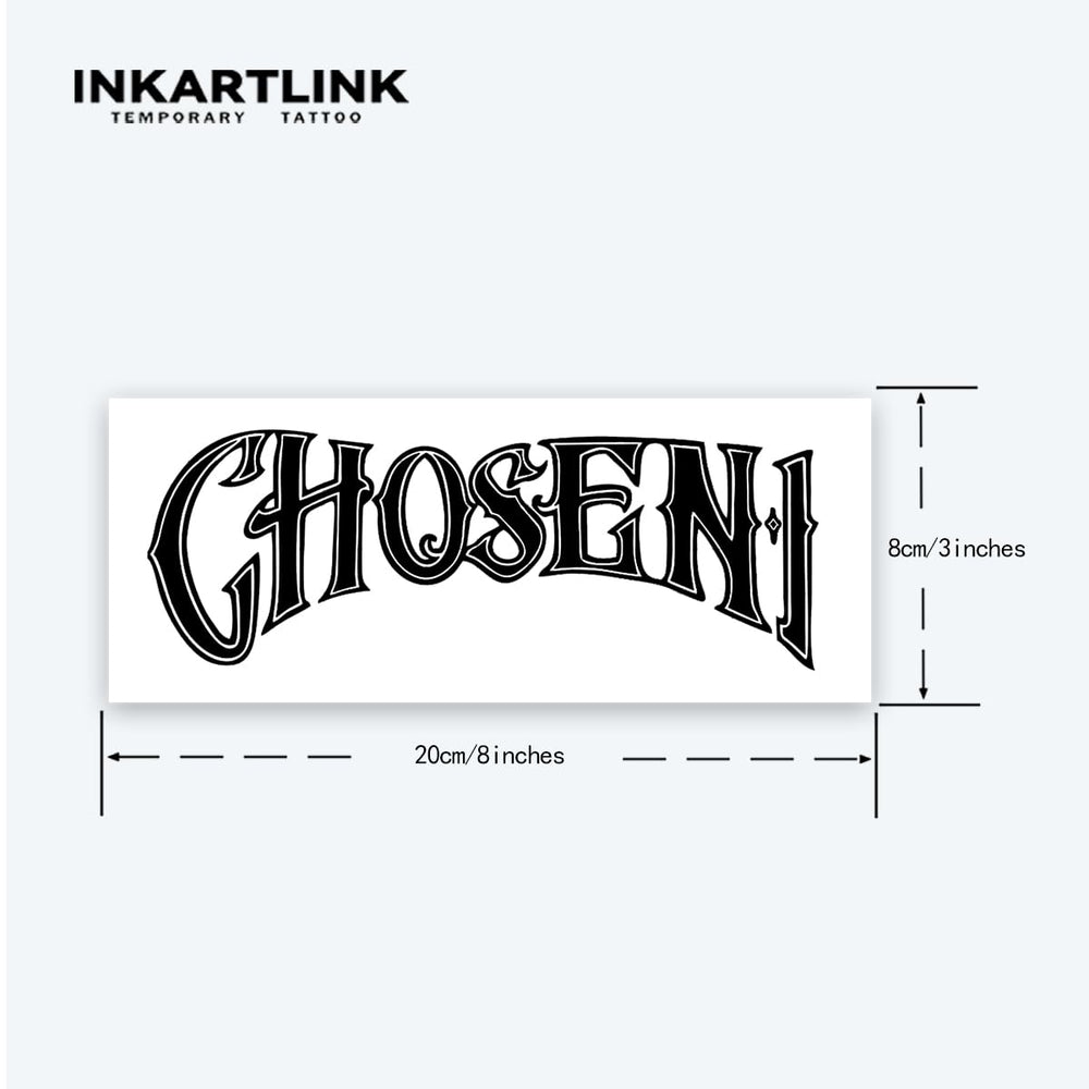 INKARTLINK Tattoo Tech quick-apply design in 30 seconds for effortless styling.