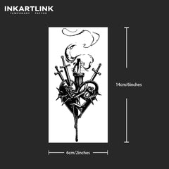 INKARTLINK Tattoo Tech Two Sheets; easy application and extended wear.