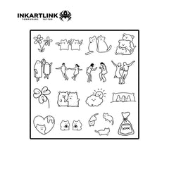 INKARTLINK waterproof and durable tattoo for beach days and gym sessions.