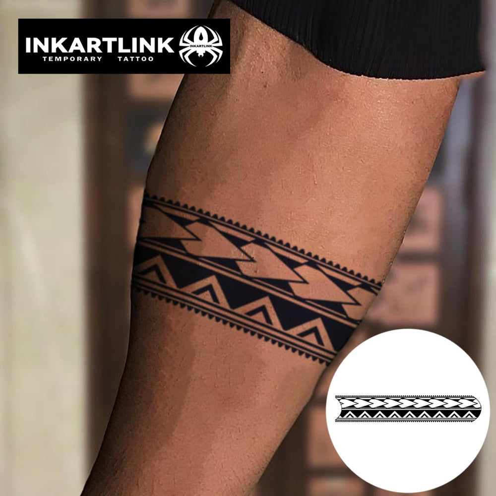 INKARTLINK waterproof tattoo on skin close-up supports confident beach-to-office wear.