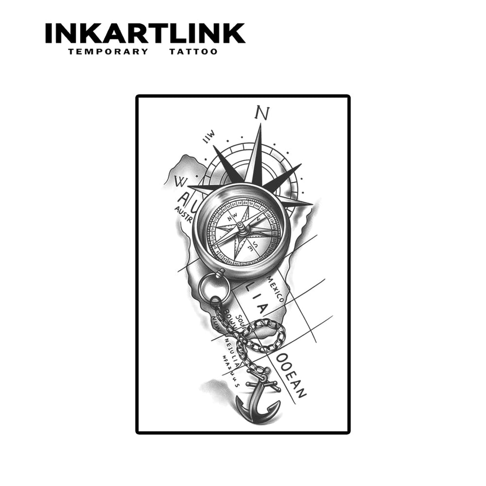 INKARTLINK waterproof tattoo on skin showcases long-lasting stay and bold lines.