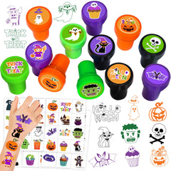 INKSOMOBA Halloween stamps set with vivid designs for spooky cards and party decor.