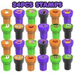 INKSOMOBA spooky stamps provide colorful designs for crafts, invitations, and classroom Halloween activities.