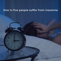 Mist from INNA ORGANIC Sleep Spray in room creates relaxing atmosphere.