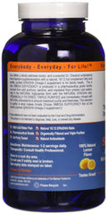 Innate Choice Omega Sufficiency Lemon bottle back label with dosage details.