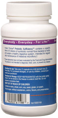 Innate Choice Probiotic Sufficiency capsules close-up showing 15 billion CFU per capsule for daily probiotic support.