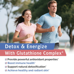 Supplement facts and ingredients panel for Innate Vitality Glutathione