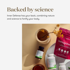 Inner Defense softgels packaging and bottle