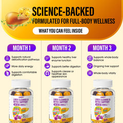 INNIOXV Liver Cleanse ingredient panel displays milk thistle, NAC, and more.