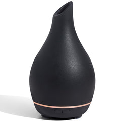 InnoGear 150ml black vase-shaped ceramic diffuser – front view