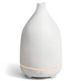 InnoGear 150ML ceramic oil diffuser with white base — front view