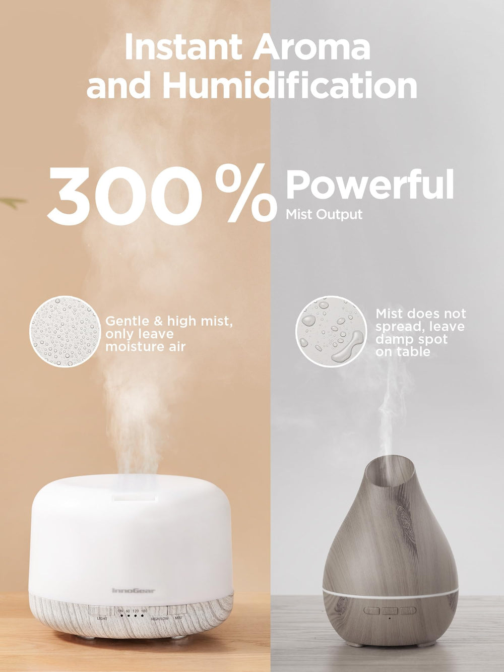 Remote control for diffuser with 16.5 ft range