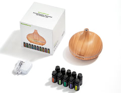 10 essential oils set included with diffuser (10ml each)