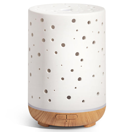 InnoGear 150ml ceramic ultrasonic diffuser white - front view